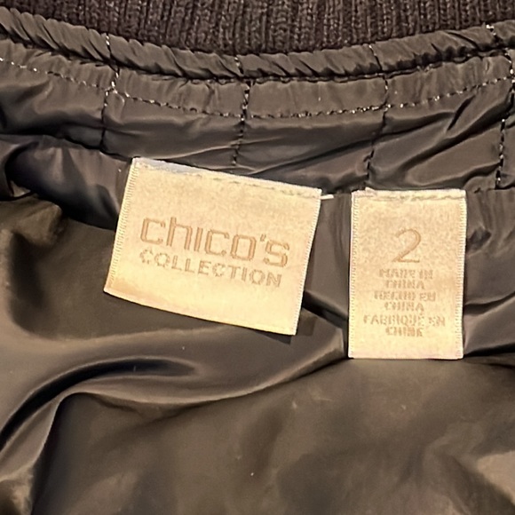 Chico’s Vest with Gold Sequins - Picture 5 of 8